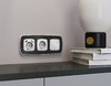 Миниатюра фото выключатель одноклавишный с самовозвратом с подсветкой 3200k ambrella volt quant omega mo402050 | 220svet.ru