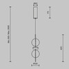 Миниатюра фото подвесной светильник maytoni double moon mod478pl-l8b3k | 220svet.ru