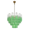 Миниатюра фото подвесная люстра loft it murano 10580/600 clear green | 220svet.ru