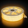 Миниатюра фото комплект светодиодной влагозащищенной ленты ogm 6w/m 120led/m 2835smd теплый белый 15m sl-68 | 220svet.ru