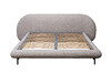 Миниатюра фото кровать двуспальная букле бежевая garda decor sicilia-160-gucci100 | 220svet.ru