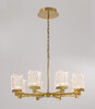 Миниатюра фото подвесная люстра delight collection md25020403-8a2 satin gold | 220svet.ru