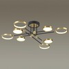 Миниатюра фото потолочная светодиодная люстра odeon light denzel 4320/75cl | 220svet.ru