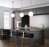 Миниатюра фото подвесной светильник lumina deco sorento ldp 1215-150 wt+gd | 220svet.ru