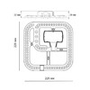Миниатюра фото светодиодный модуль с драйвером на магнитах с ду /app novotech - 357792 | 220svet.ru