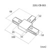 Миниатюра фото коннектор favourite practica 2201-cb-003 | 220svet.ru