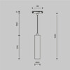 Миниатюра фото трековый магнитный подвесной светильник maytoni focus led tr016-2-12w4k-b-1 | 220svet.ru