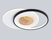 Миниатюра фото потолочный светодиодный светильник  ambrella light linetech fl fl4789 wh/bk/wd | 220svet.ru