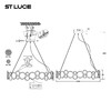 Миниатюра фото подвесная люстра st luce sl6133.313.09 | 220svet.ru