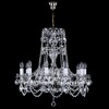 Миниатюра фото подвесная люстра artglass donatela x. nickel ce | 220svet.ru