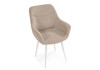 Миниатюра фото стул поворотный на металлокаркасе woodville флюид 360 бежевый (zd 210) / белый 642971 | 220svet.ru