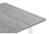 Миниатюра фото стол деревянный раскладной woodville колон лофт 120(160)х75 бетон светлый / белый матовый 489645 | 220svet.ru