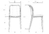 Миниатюра фото набор 2 шт стул обеденный dobrin adam lmzl-pp669-n2_p_w-02-13348 | 220svet.ru