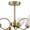 Миниатюра фото потолочная люстра на штанге lumion imana 8154/6c медный | 220svet.ru