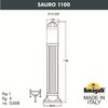Миниатюра фото садовый светильник-столбик fumagalli sauro 1100 d15.555.000.vxf1r.fc1 | 220svet.ru