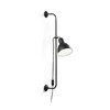 Миниатюра фото спот ideal lux shower ap1 nero | 220svet.ru
