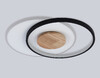Миниатюра фото потолочный светодиодный светильник  ambrella light linetech fl fl4789 wh/bk/wd | 220svet.ru