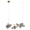Миниатюра фото подвесная люстра loft it molecule 10139/1200 | 220svet.ru