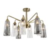 Миниатюра фото потолочная люстра indigo campana 13028/8r brass v000510 | 220svet.ru