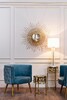 Миниатюра фото стол журнальный garda decor 13rxfs5080l-gold | 220svet.ru