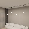 Миниатюра фото трековый светодиодный светильник denkirs smart moon dk8052-bk | 220svet.ru