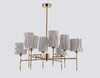 Миниатюра фото потолочная люстра на штанге ambrella light heigh light gr lh72383 | 220svet.ru