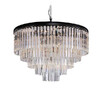 Миниатюра фото подвесная люстра odeon 10a black/clear delight collection kr0387p-10a black/clear | 220svet.ru