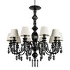 Миниатюра фото подвесная люстра loft it grace 10203/10 black | 220svet.ru