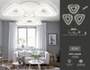 Миниатюра фото потолочная светодиодная люстра ambrella light acrylica original fa4018 | 220svet.ru