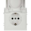 Миниатюра фото розетка эра galaxy 15-2103-01 c заземлением 2p+e schuko со шторками с крышкой 16а-250в ip20 белый б0070659 | 220svet.ru