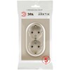 Миниатюра фото розетка эра arktik 16-2104-04 двойная с заземлением 2x2p+e schuko 16а-250в шампань б0070447 | 220svet.ru