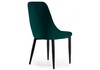 Миниатюра фото стул kora green / black | 220svet.ru