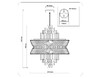 Миниатюра фото подвесная люстра ambrella light high light lh41023 | 220svet.ru