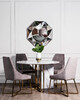 Миниатюра фото стол обеденный круглый garda decor 30f-1171-1 | 220svet.ru