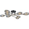 Миниатюра фото потолочная люстра illumico il0255-8csq-79 bk ab | 220svet.ru