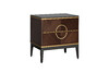 Миниатюра фото тумба прикроватная шпон 2 ящика garda decor 151sv-10001 | 220svet.ru