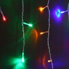 Миниатюра фото новогодняя гирлянда бахрома мульти 1,8*0,5м eurosvet 100-001 100-001 | 220svet.ru