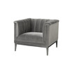Миниатюра фото кресло арам roomers s0280-1d/ar108-34#grey | 220svet.ru