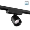 Миниатюра фото светильник трековый однофазный двухжильный светодиодный novotech solette 359804 черный | 220svet.ru