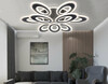 Миниатюра фото потолочная светодиодная люстра с пультом ду ambrella light acrylica original fa8938 | 220svet.ru
