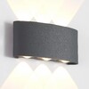 Миниатюра фото уличный настенный светодиодный светильник crystal lux clt 023w3 dg | 220svet.ru