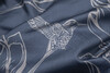 Миниатюра фото пододеяльник принт тенсель магнолия синий 145*210 garda decor 144hf-10413 | 220svet.ru