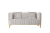 Миниатюра фото диван двухместный garda decor 102an-div-8682-ser | 220svet.ru