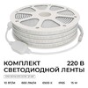 Миниатюра фото комплект светодиодной влагозащищенной ленты apeyron 10w/m 120led/m 2835smd холодный белый 15m 10-145 | 220svet.ru