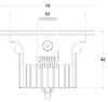 Миниатюра фото встраиваемый светильник deko-light cob-68-350ma-4000k-square 565285 | 220svet.ru