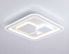 Миниатюра фото настенно-потолочный светодиодный светильник с пультом ду ambrella light acrylica fa7712 | 220svet.ru