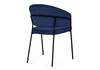 Миниатюра фото стул на металлокаркасе woodville лео синий brandy light 8 / черный 592483 | 220svet.ru