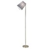 Миниатюра фото торшер escada hall chrome/grey 10185/t grey | 220svet.ru