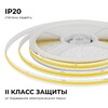 Миниатюра фото светодиодная лента apeyron 10w/m 528led/m cob холодный белый 5m 00-399 | 220svet.ru