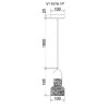 Миниатюра фото подвесной светильник moderli marmoreal v11979-1p | 220svet.ru